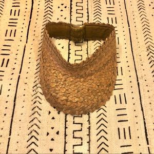 Very Small Brim Straw Visor ☀️like Free People